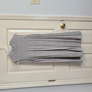 Size large, grey dress